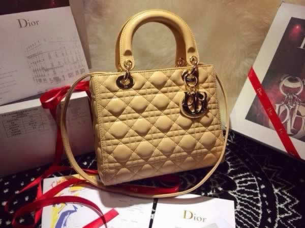 Replica Dior Lady Default Totes Apricot Handbag